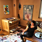 Bettina Bohne will mitr ihrer Kunst sich und die anderen immer wieder __berraschen.JPG