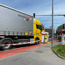 Schwerer Unfall in Dornbirn - Pkw gegen Lkw