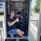 Waschanlage für Fahrräder