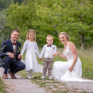Kirchliche Hochzeit von Melanie und Emanuel Wachter.
