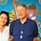 Elke und Herbert Alber m__gen den au__ergew__hnlichen K__nstler.JPG