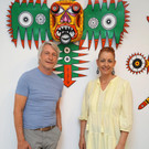 K__nstler Marco Spitzar und die Pr__sidentin der Galerie 29 Sandra Kacettl.JPG