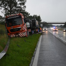 Widnau: Schwertransporter mit 150 Tonnen kam von der Fahrbahn ab