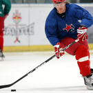 ZSKA Moskau beim Training in der Eishalle 