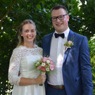 Melina Riedmann und Dennis Leitold haben geheiratet.