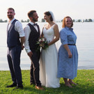 Konstanze und Felix Fink feierten ihre kirchliche Trauung.