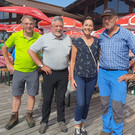 Eine super Stimmung gab es beim Landeswandertag auf dem Hochjoch