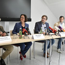 Bei der Pressekonferenz