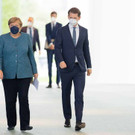 Abschiedsbesuch: Kurz trifft Merkel in Berlin