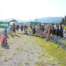 Balkontheater von Kindern