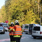Unfall vor dem Achraintunnel
