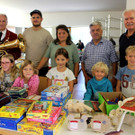 Ein bestens gelungenes pfarrliches Flohmarkt-Festle in Lochau