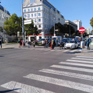 Straße blockiert