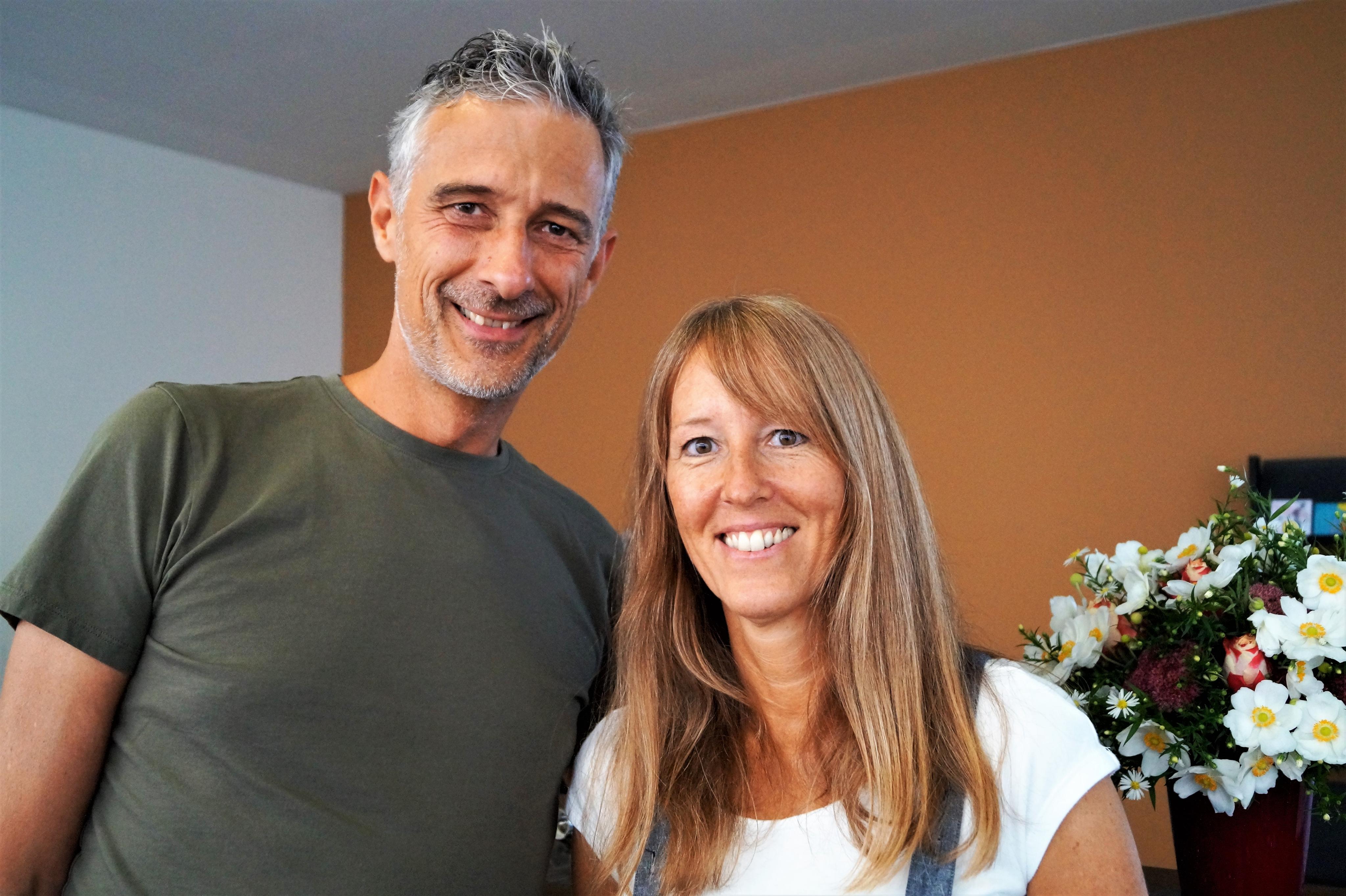 Manuela und Rainer Raymakers waren begeistert von der neuen Galerie.JPG