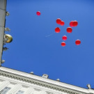 "Pink Ribbon" auf Parlament in Wien angebracht 2021