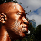 George Floyd Statue in New York, Manhatten