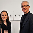 Kuratorin Kirsten Helfrich und Galerist Erhard Witzel.JPG