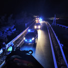 Schwerer Unfall auf der S4: Feuerwehreinsatz