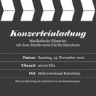 Konzerteinladung 2021