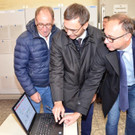 Inbetriebnahme revitalisiertes __BB-Kraftwerk Spullersee - LR Rauch_ LH Wallner_ Vorstand Pluy nehmen die Turbine in Betrieb.jpg