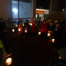 hell leuchtete das Lichtermeer
