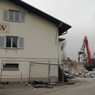 Beim Bären im Haselstaude sind diese Woche die Bagger aufgefahren