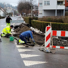Arbeiten im Rahmen der Straßeninstandsetzung und Parkraumbewirtschaftung in Lochau