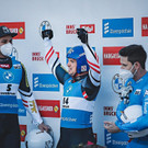 Jonas Müller (links) freut sich über Rang 2