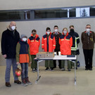 Jugendfeuerwehrler gaben das Friedenszeichen weiter