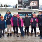 Die Bludenzer Nachwuchsrodler mit Betreuer