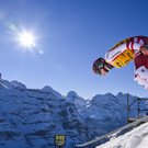 Abfahrts-Training in Wengen