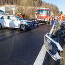 Unfall auf A14 - Abfahrt Brandnertal