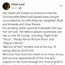 Meat Loaf ist tot: Reaktionen