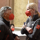 ÖOC-Medaillenfeier in der Hofburg in Wien mit Athleten und Van der Bellen 