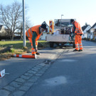 Verkehr mit Poller bremsen