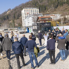 Tomaselli Gabriel Bau feiert Weltwassertag an der Pipeline