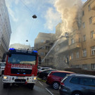 Einsatz beim Brand in Wien-Döbling