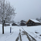 Neuschnee am 1. April