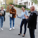 Mutige Stippvisite in der Stadthalle