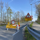 Baustelle bei der Senderbrücke 