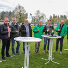 Übergabe der Stehtische