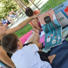 Lesen im Park: Eindrücke der Wiener Ferienspiel-Aktion 