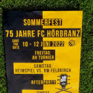 Einladung zum Sommerfest zum Jubiläum „75 Jahre FC Hörbranz“