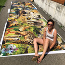 Riesenpuzzle ist fertig