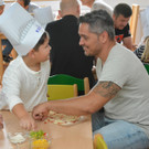 Die Papas hochleben lassen in der Fischlegruppe