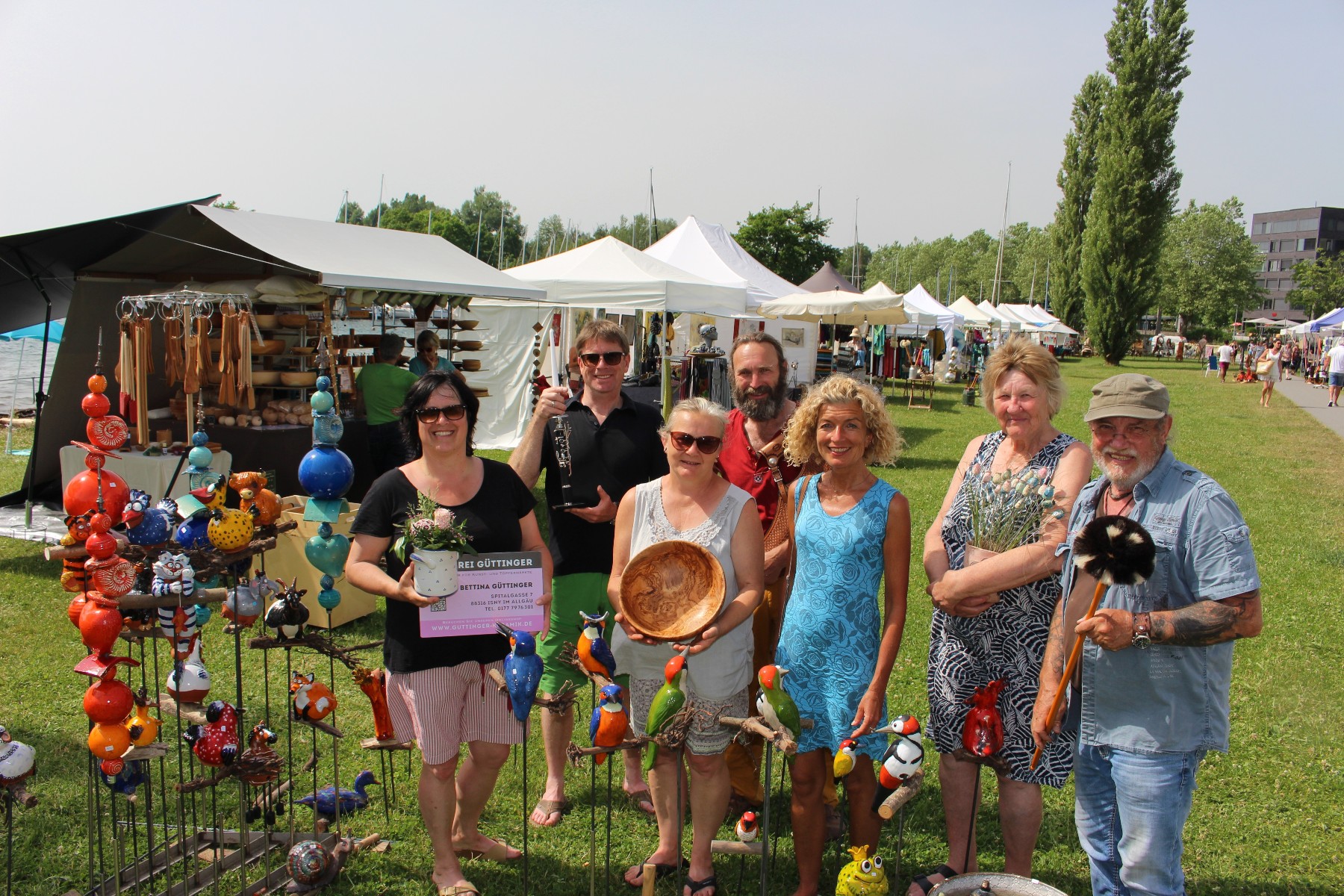 Lochau Kunstmarkt am Kaiserstrand SOMMER TERMIN Juni 2022 _1_ AUSSTELLER.JPG