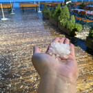 Hagel in Schoppernau