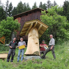 Das Bienen Naturhaus mit dem heiligen Ambrosius