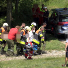 Schwerer Traktor-Unfall in Buch