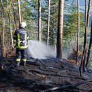 Waldbrand in Dünserberg